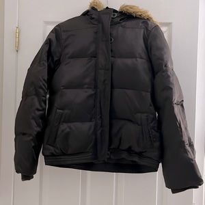 Used Old Navy Winter Coat Chocolate Brown